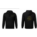 Sportcarp mikina klokanka zlaté logo černá – Zboží Mobilmania