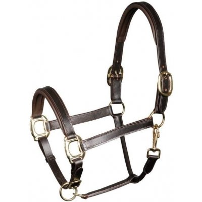 HARRY'S HORSE Kožená ohlávka hnědá – Zboží Dáma