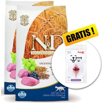 N&D LG Cat Adult Lamb & Blueberry 2 x 5 kg – Zboží Mobilmania