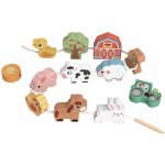 Tooky Toy Navlékání zvířátek Pastel – Zboží Mobilmania