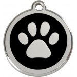 Red Dingo známka vč. rytí Tlapka Černá 30 mm – Zboží Mobilmania