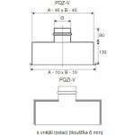 Ventishop PQZ-V 825 RE-S přívodní plenum box vertikální – Hledejceny.cz