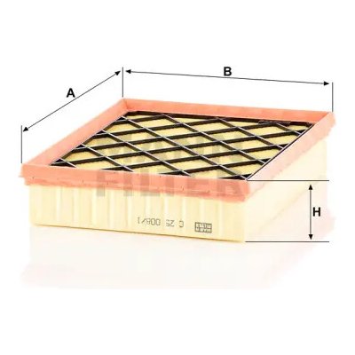MANN FILTER Vzduchový filtr C 25 008/1 – Hledejceny.cz