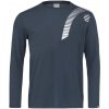 Pánské sportovní tričko Head Club 21 Cliff Long Sleeve Modrý