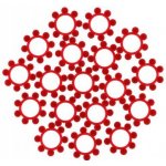 Teddies Kapsle "8" ran věneček 144 ran na kartě 00010002-XG – Zboží Mobilmania