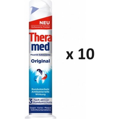 Theramed Original Zubní pasta s antibakteriálním účinkem 10 x 100 ml