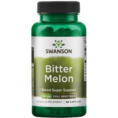 Swanson Full-Spectrum Bitter Melon 500 mg 60 kapslí – Hledejceny.cz