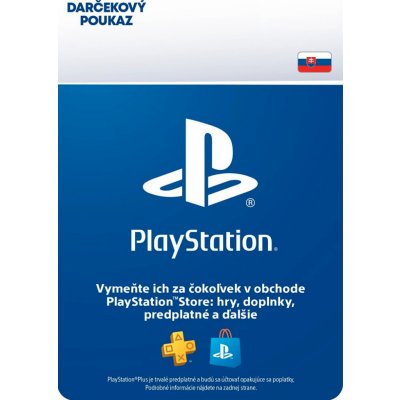 PlayStation dárková karta 250 € SK – Zbozi.Blesk.cz