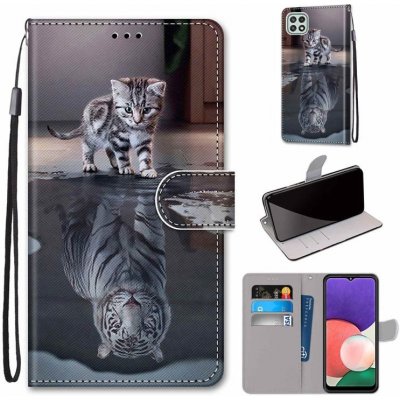 Pouzdro Trendy Cross case Malé tigr – Samsung Galaxy A22 5G – Zboží Mobilmania