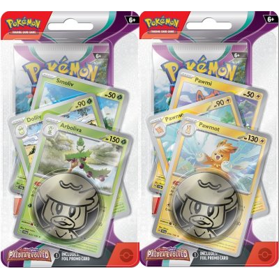 Pokémon TCG Paldea Evolved Premium Checklane Blister – Zboží Mobilmania