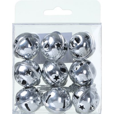 Impap Rolničky kovové 9ks 3 cm-silver – Hledejceny.cz