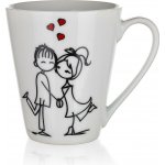 Banquet Hrnek keramický LOVE mix dekorů 330 ml – Zbozi.Blesk.cz