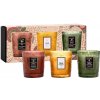 Svíčka Voluspa JAPONICA FALL FOLIAGE CANDLE TRIO Temple Moss Baltic Amber Forbidden Fig - 3 x 114 g