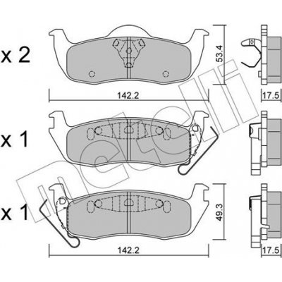 KLOCKI HAM.JEEP GRAND CHEROKEE 05- TYL – Zboží Mobilmania