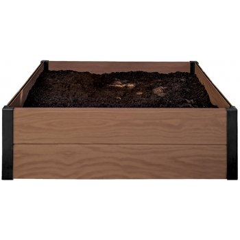 Keter Maple Square Vyvýšený záhon 106 x 32 x 106 cm hnědý 249299