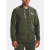 Pánská mikina Under Armour Rival Terry LC Zip Marine OD Green/Onyx White