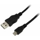 Logilink CU0057 Kabel USB 2.0 Typ-A samec pro Typ- micro B samec, délka 0,6m, černá