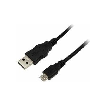 Logilink CU0057 Kabel USB 2.0 Typ-A samec pro Typ- micro B samec, délka 0,6m, černá