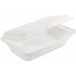 Menu box 1 sekce 1000ml - 25x16cm z cukrové třtiny (50ks) – Zboží Mobilmania