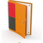 OXFORD Sešit International Meetingbook oranžová kroužková vazba B5 linkovaný 160 listů – Zboží Mobilmania