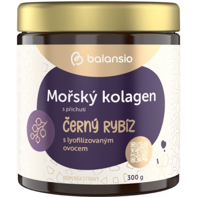 Balansio Mořský kolagen s příchutí Černý rybíz s lyofil. ovocem 10 g – Hledejceny.cz
