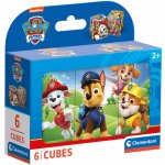 CLEMENTONI Obrázkové kostky Tlapková patrola, 6 kostek – Zboží Mobilmania