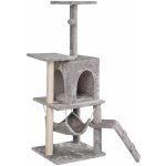 Aga Škrabadlo šedé 42 x 49 x 136 cm – Hledejceny.cz