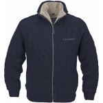 Svetr s kožešinovou podšívkou tm.modrá – Zboží Mobilmania