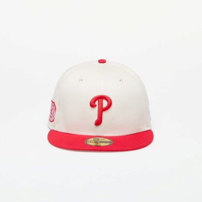 New Era Philadelphia Phillies 59FIFTY Fitted Cap Ivory/ Front Door Red – Zboží Mobilmania