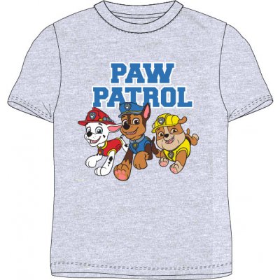 Paw Patrol Tlapková patrola Licence Chlapecké tričko Paw Patrol šedá – Zboží Dáma