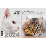 Kočky stolní týdenní 225 x 150 mm 2024 – Zbozi.Blesk.cz