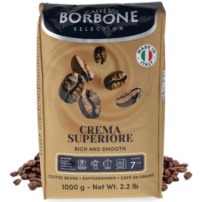 Caffè Borbone Crema Superiore zrnková 1 kg – Hledejceny.cz