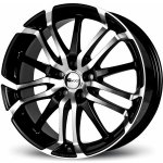 Brock B26 7,5x17 5x100 ET38 matt black polished | Zboží Auto
