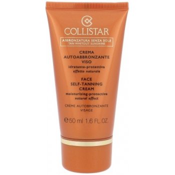 Collistar Abbronzatura Senza Sole samoopalovací krém na obličej (Face Self Tanning Cream) 50 ml