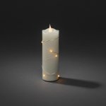 Konstsmide LED vosková svíčka krémová barva jantarová 15,2 cm 1825-180 – Hledejceny.cz