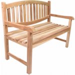 Divero Bradford 120 x 57 x 94 cm masivní teak světle hnědá – Zboží Mobilmania
