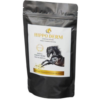 LAB V Hippo Derm Doplňkové minerální krmivo pro koně pro posílení kopyt srsti a kůže 1 kg