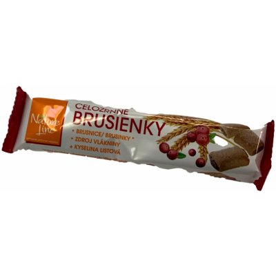 Nature Line Brusinky celozrnné sušenky 65 g – Hledejceny.cz