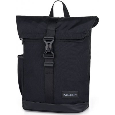 PETITE&MARS Batoh Jackob Absolute Black – Sleviste.cz