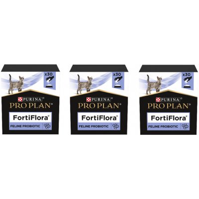 Purina VD Feline Fortiflora 3 x 30 x 1 g – Zboží Dáma
