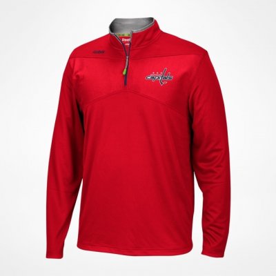 Reebok Mikina Washington Capitals Center Ice Quarter-Zip Baselayer