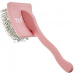 Yuup PINK Profesionální drátkový kartáč pro velké psy 8,5 x 7,5 cm – Zboží Dáma