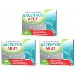 Bacentos Akut orální probiotikum 3 x 20 tablet – Hledejceny.cz