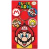 Přívěsky na klíče CurePink přívěsek na klíče Pryžový s odznaky Super Mario Mario GP85258