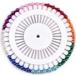 Špendlík perleťový barevný - sada 40 ks – Sleviste.cz