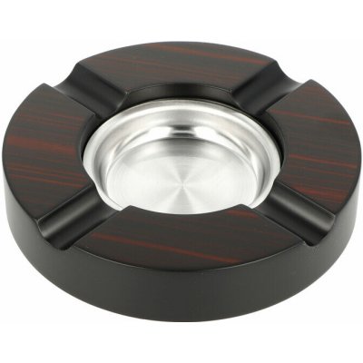 VPKCZ Doutníkový popelník dřevěný tmavý 4D – Zboží Dáma