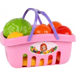 Mikro trading Ovoce a zelenina v plastovém košíku