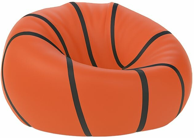 Mekem sedací vak Míč basketbalový L obj. 100 L, mat.Nylon, barva oranžová