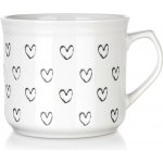 BANQUET hrnek SRDÍČKA ČER keramický mix 660 ml – Zboží Mobilmania