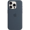 Pouzdro a kryt na mobilní telefon Apple Apple Silikonové s MagSafe iPhone 15 Pro, bouřkově modré MT1D3ZM/A